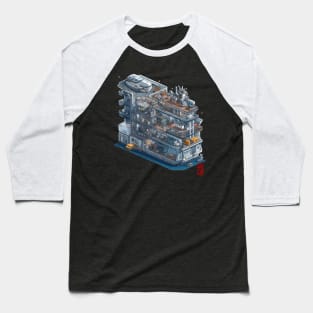 Isometric boat Baseball T-Shirt